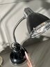 BL/ 4 Assorted Chrome Metal Black All Adjustable Table Desk Lamps Lights