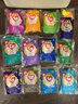 Assorted TY Beanie Babies Bundle, TY Pins & #1-#12 TY MacDonald's Beanie Babies 95 Pct New W Tags