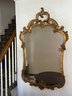 E/ Beautiful Large Ornate Gilt Wall Mirror