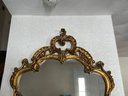 E/ Beautiful Large Ornate Gilt Wall Mirror