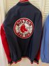 E/ 2 Jackets - Boston Red Sox Men's Size XL & Women's Light Blue LL Bean Size M