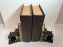 4 Pc - 2 Vintage Camera Styled Book Ends & 2 Secret Storage Boxes Shaped Like Books