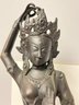Gorgeous Highly Detailed 26' Brass Statue Scuplture Of Tibetan Buddhist Standing Goddess