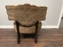 Brown Ultrasuede Side Slipper Accent Chair By Armen Art Furniture Hollywood CA