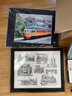 FR/ Train Box - Amer Flyer No 731 Pike Planning Kit, Framed German Lexicon, Dan Clark Train Art, Dvd & Books