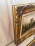 FR/ 2 Framed Prints 'The Strawberry' George Brookshaw MFA & Ornate Gilt Framed 'Blarney Castle'