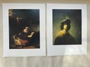 FR/ 10 Unframed Prints - 5 Clara Peeters, Theodore Rousseau, Pablo Picasso, 3 Rembrandt Harmensz