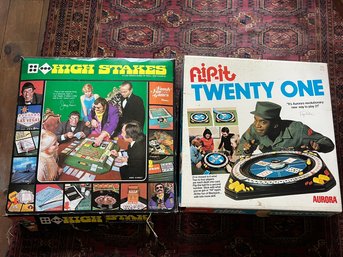 FR/ 2 Vintage Home Casino Style Games: 'Flip It' And 'High Stakes'