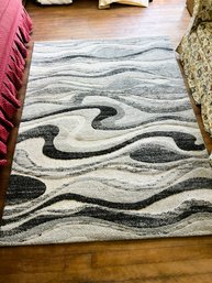 LR/ Soho Turkey - Contemporary Look Rug: Gray, Cream, Black