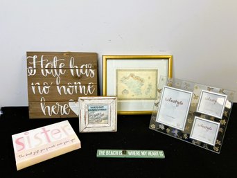 C/ 6pcs - Assorted Wall Art And Frames