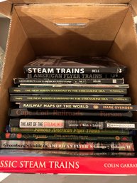 BR/ Box Of Assorted Train, Model Train & Rail Road Books