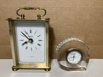 L/ Box 2pcs - Small Decorative Clocks