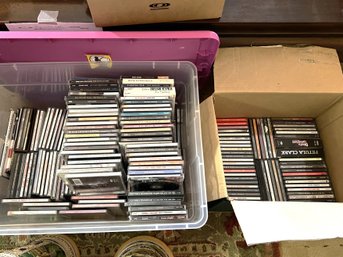 FR/ 1 Bin 1 Box W Assorted Music CDs - Big Variety Of Genres, Artists Etc