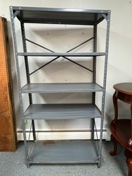 AN/CR139 - Grey Metal Shelf With 5 Shelves