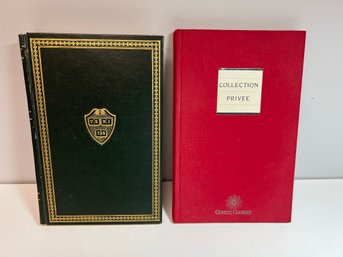 2 Hardcover Books - Collection Privee Comite Colbert 1989 & Harvard Classics Don Quixote Of The Mancha 1970