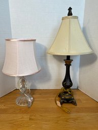 SR/ 2 Pretty Table Lamps