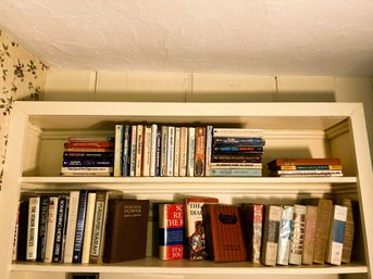 FR/ 2 Shelves Assorted Misc Fiction And Nonfiction Books - Some Vintage/Antique