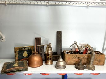 C/ Shelf - Antique Tool Lot