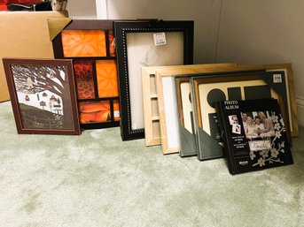 2B1 8pcs - Assorted Frames, Wooden Shadow Box, Picture: Main Stays, Nantucket, No American Enclosures Etc