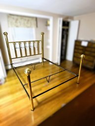 3B/ Brass Bed Frame Queen Size