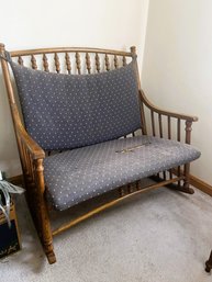 2BR/ Vintage Loveseat/double Rocker Bench - Virginia House Furniture Co Atkins VA