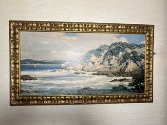 H/ Large 55' Seascape Print By Robert Wood