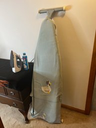 1BR/ 3 Items - Ironing Board, Sunbeam 'steam Master' Iron And Magic Sizing