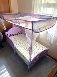 1BR/ Adorable Tinkerbell Themed Canopy Toddler Bed