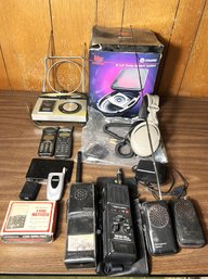 LO/ Box - Vintage Communications Lot - Walkie Talkies, Phones Etc
