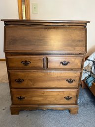 1BR/ Drop Front Secretary Desk With 3 Drawers