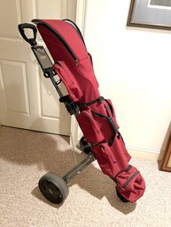 L2/ 2pcs - Beautiful Sierra Driving Range Golf Bag And Bag Boy Pull Cart