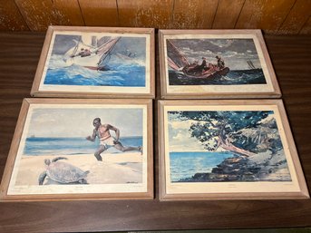 LO/ 4 Winslow Homer Framed Prints