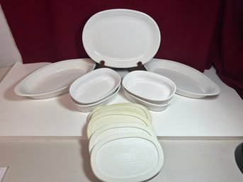 LS/ 7pcs - Assorted Corning Ware Oval Cook And Serve Lot