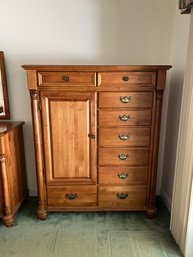 1BR/ Mobel Furniture Co Tall Wood Dresser/Cabinet
