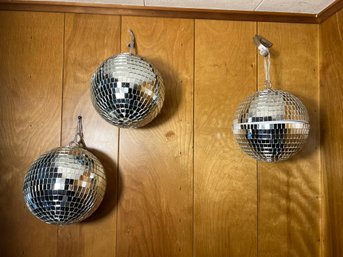 LF/ 3pcs - Cool 8' Mirrored Disco Balls