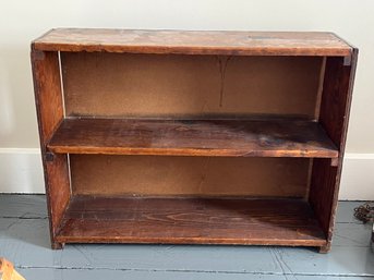 2BR/ Rustic Vintage Small Pine Bookshelf