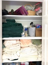 1BR/ Closet Top 3 Shelves - Towels, Soaps, Womens Personal Care Items Etc