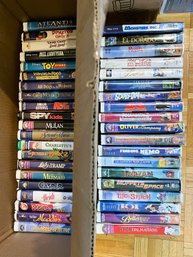 40 Disney (mostly) VHS Children's Movies Lot #1