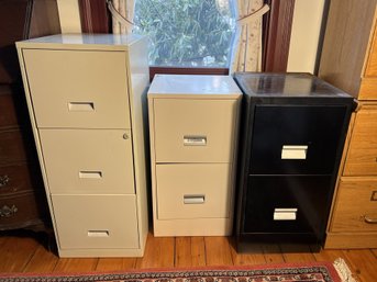 LR/ 3pcs - Metal Filing Cabinets