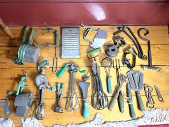 LR/ Box - Very Cool Antique And Vintage Kitchen Utensils, Tools And Hardware