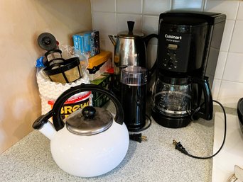 K/ Coffee Grinder, Percolator, Filters, Keurig Reusable Cups, Tea Kettle - Cuisinart Etc