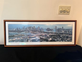 Boston Skyline Panoramic Print