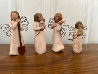 B2A/ 4 Willow Tree Collectible Angel Figures - Lordi 2002 - 2004