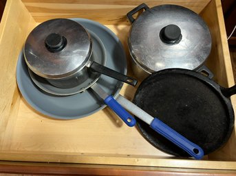 K/ Drawer 5pcs - Frying Pans And Sauce Pans