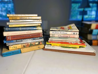 LR/ 24pcs - Assorted Vintage Children's Books And Amy Vanderbilt's Etiquette
