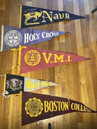 LR/ 5pcs - Vintage College Penant Flags
