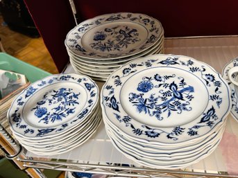 24 Pc's Blue Danube China Dishes - Japan - Lot #1