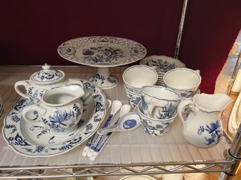 23 Pcs/  Blue Danube & Other China Dishes - Lot #2