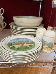 17 Pc Sangostone 'Country Cottage', Villeroy & Boch - Lot #2