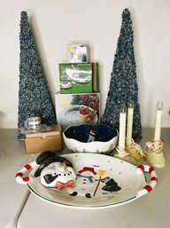 12 Pc Christmas Table Decor - Pfaltzgraff, Mikasa & More